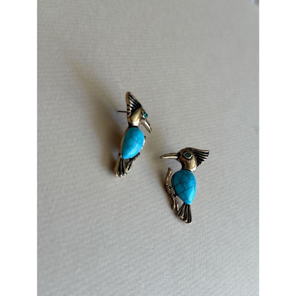 Boho bird earrings #2471 - Picture 5 of 6